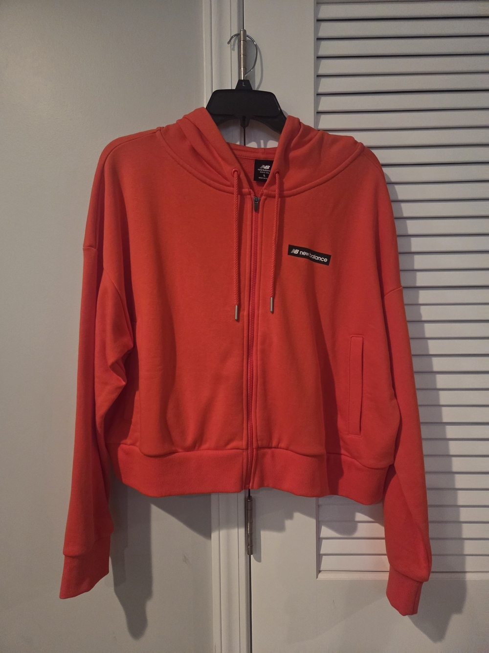 New Balance Coral Zip-Up Hoodie
